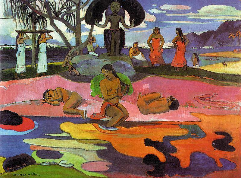 Paul Gauguin Mahana No Atua china oil painting image
